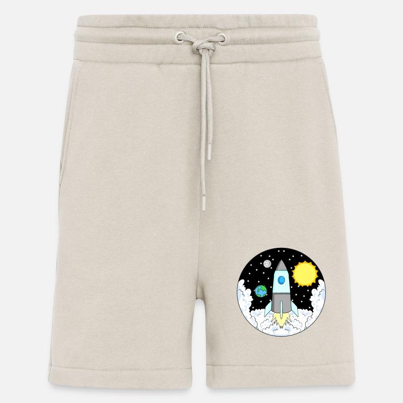 Rocket Space Space - Shorts - made by SPREAD - WARM CLAY