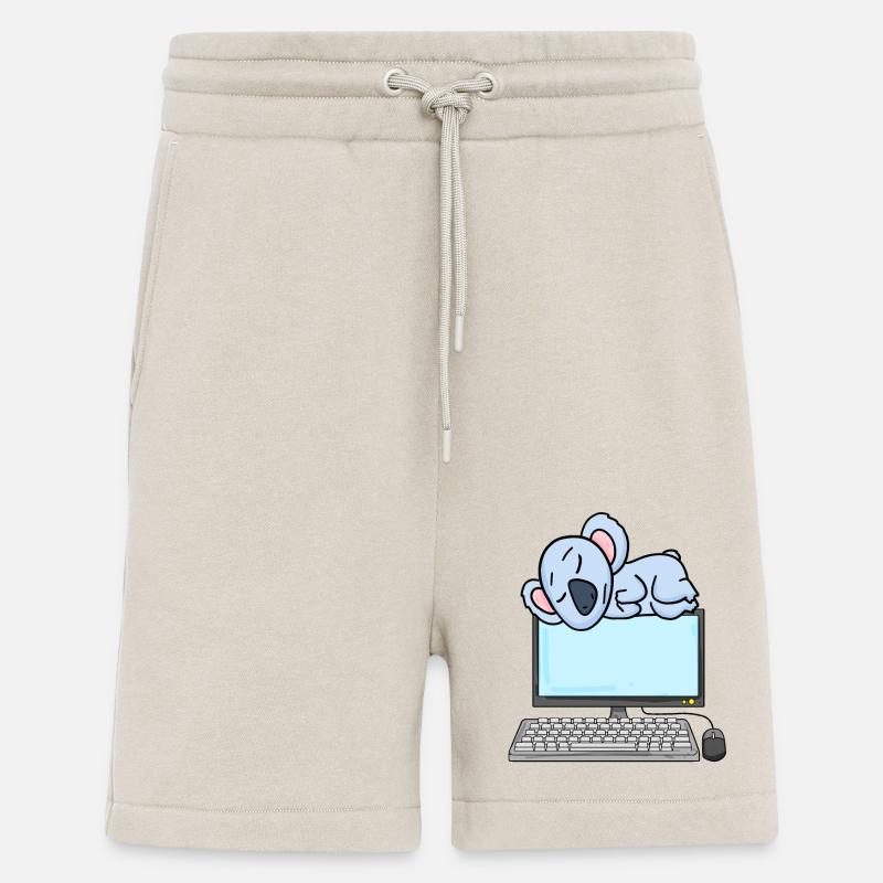 Koala Computer Nerd Programmierer Geschenk - Shorts - made by SPREAD - WARM CLAY