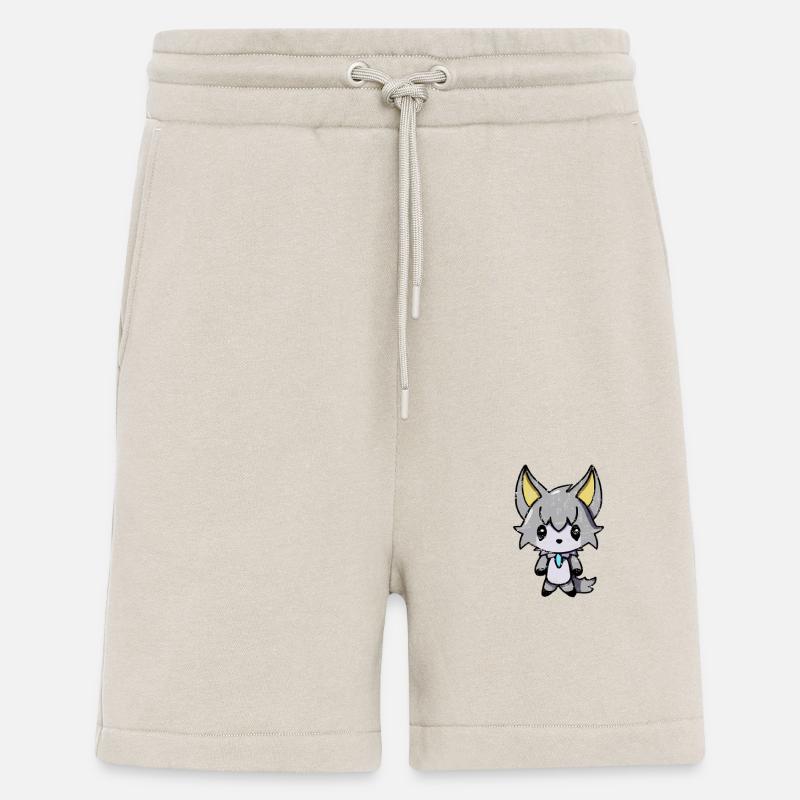 Wolf Wolfhound Vampire Emo - Shorts - made by SPREAD - WARM CLAY