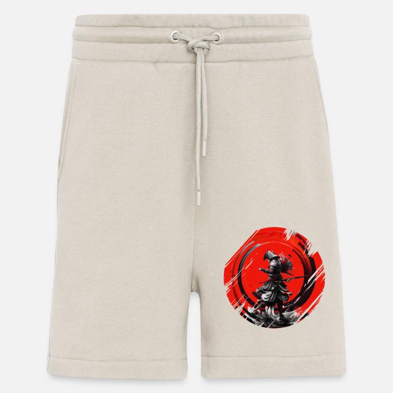 Samurai Japan Kultur - Shorts - made by SPREAD - WARM CLAY