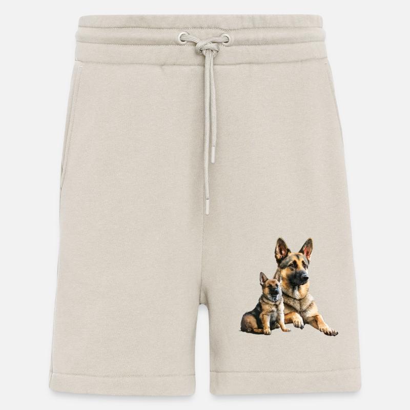 Deutscher Schäferhund Hund Hunderasse - Shorts - made by SPREAD - WARM CLAY