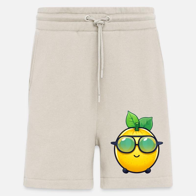 Coole Zitrone - Erfrischende Limonaden-Design - Shorts - made by SPREAD - WARM CLAY