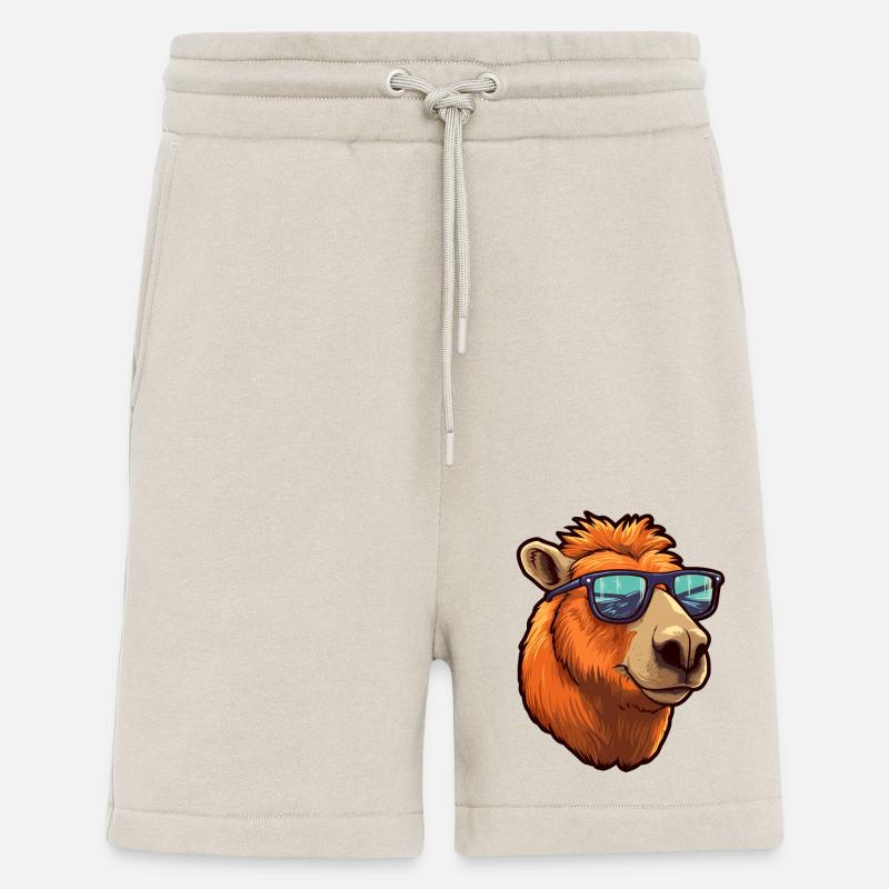 Capybara Sonnenbrille Cooles Capybara - Shorts - made by SPREAD - WARM CLAY