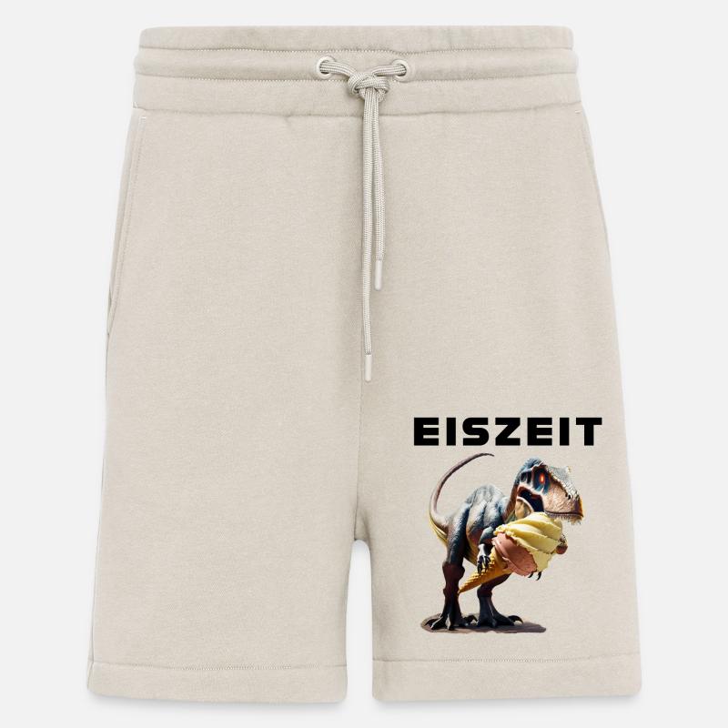 Eiszeit mit Dinosaurier - Shorts - made by SPREAD - WARM CLAY