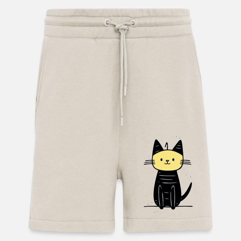 chat mignon - Short bio décontracté fabriqué en UE - WARM CLAY