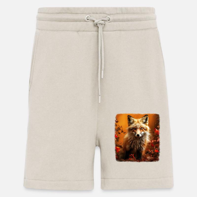 Füchse realistic Fuchs - Shorts - made by SPREAD - WARM CLAY