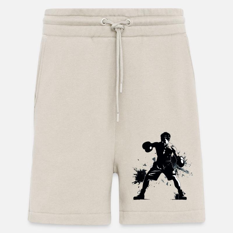 Boxe - Short bio décontracté fabriqué en UE - WARM CLAY