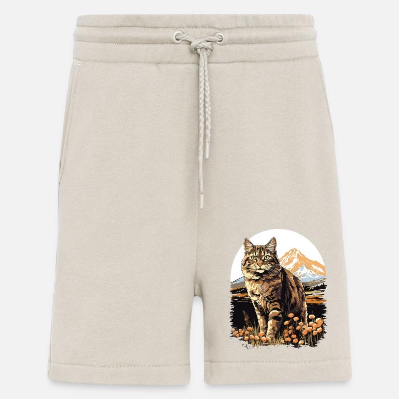 Cat Katzen American Bobtail - Shorts - made by SPREAD - WARM CLAY