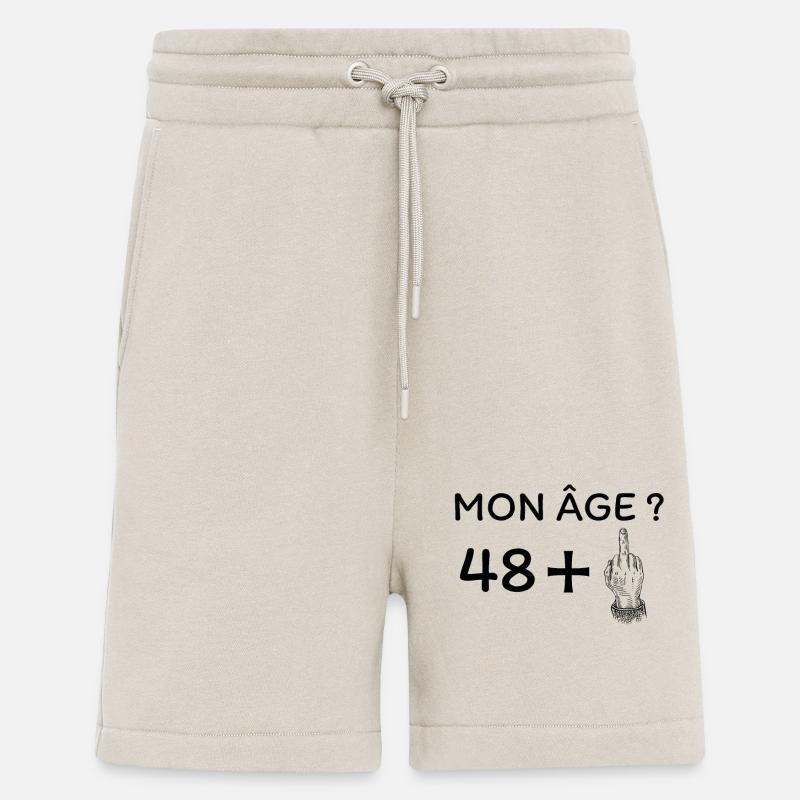 mon âge 49 - Short bio décontracté fabriqué en UE - WARM CLAY