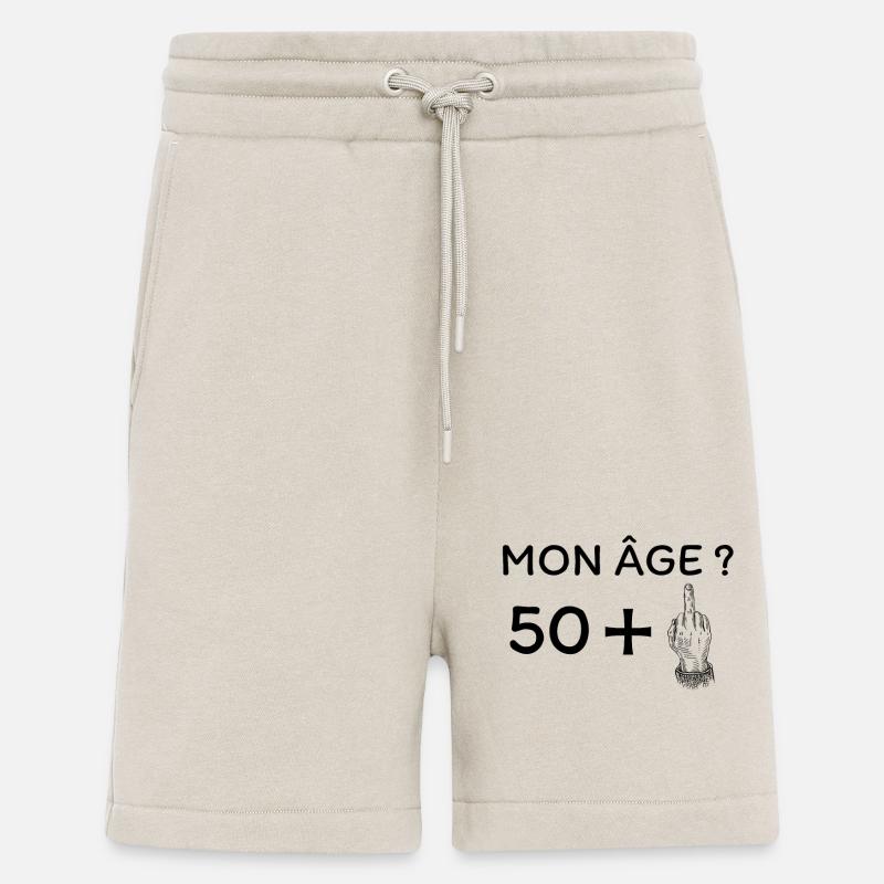 mon âge 51 - Short bio décontracté fabriqué en UE - WARM CLAY