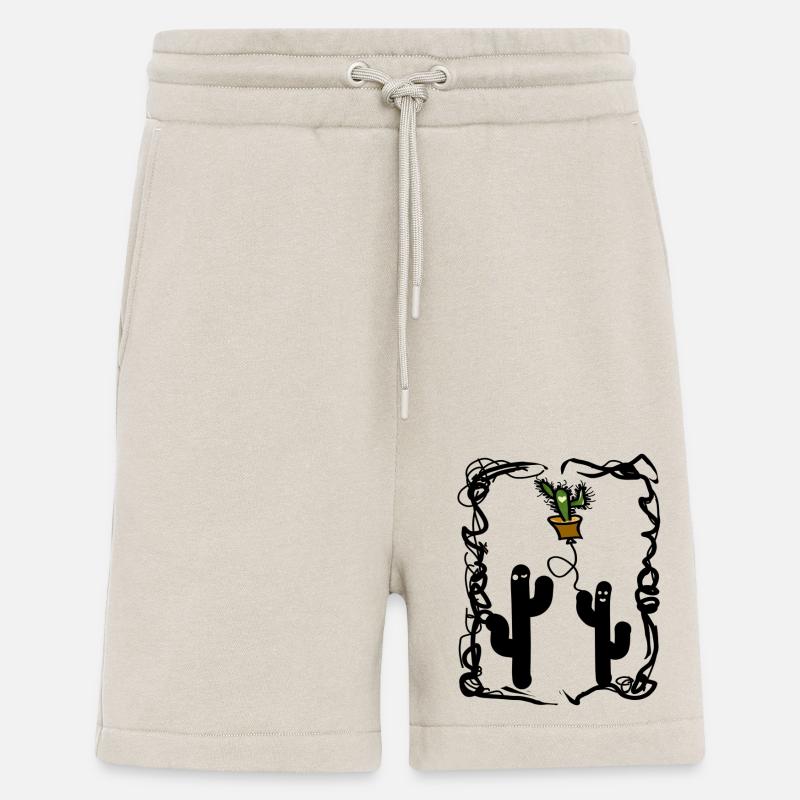 Cactus - Short bio décontracté fabriqué en UE - WARM CLAY
