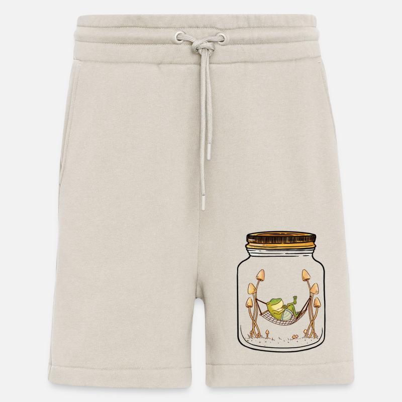 Nature Frogs Frog Amphibian Toad - Shorts - made by SPREAD - WARM CLAY