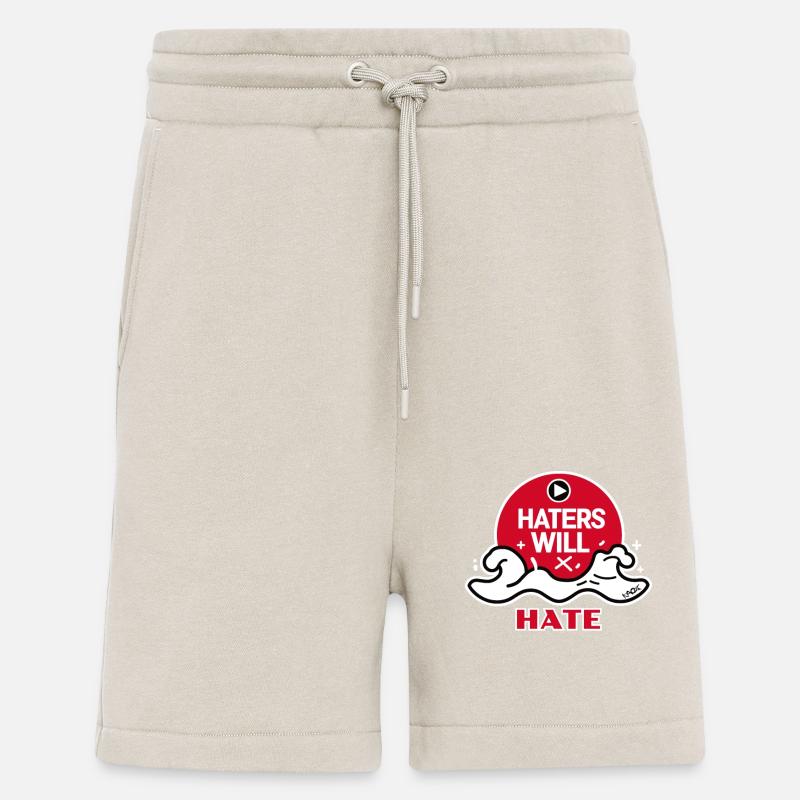Haters will hate - Shorts - made by SPREAD - WARM CLAY