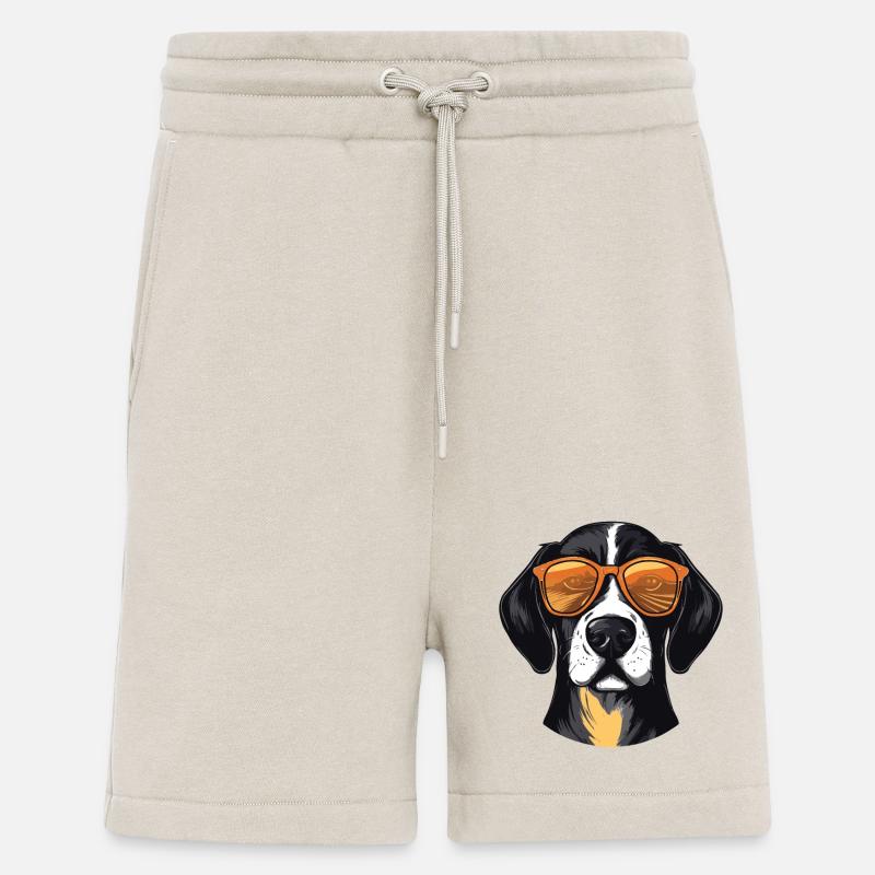 Beagle Hund Kopf Cool - Shorts - made by SPREAD - WARM CLAY