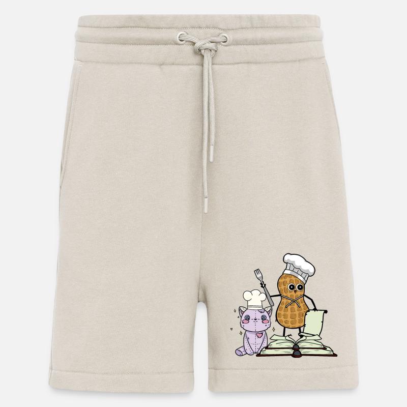 ERDNUSS KOCH FREUNDE KOCHEN - Shorts - made by SPREAD - WARM CLAY