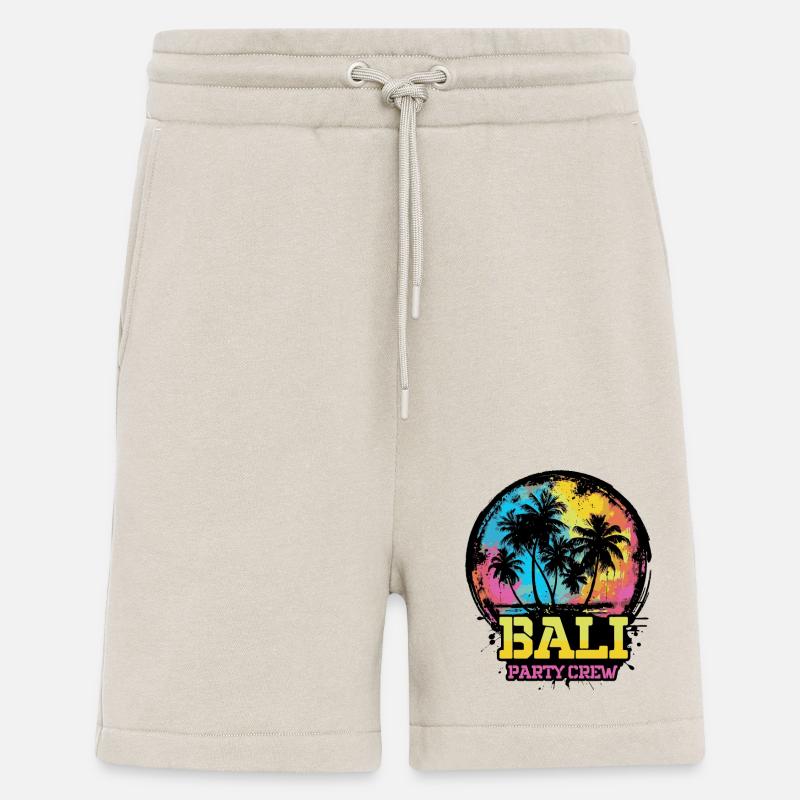 L’équipe de Bali Party Crew - Short bio décontracté fabriqué en UE - WARM CLAY