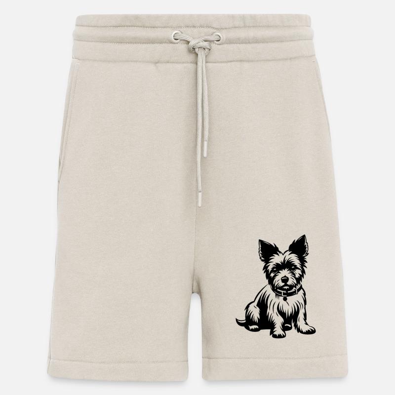 Yorkshire Terrier Hund - Shorts - made by SPREAD - WARM CLAY