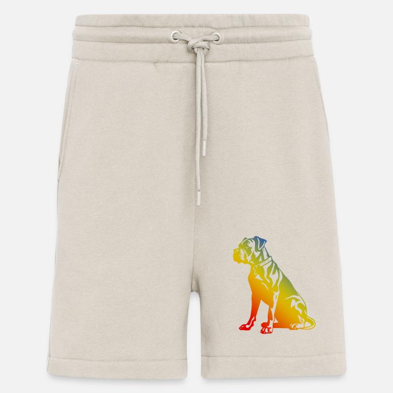 Chien Boxer - Short bio décontracté fabriqué en UE - WARM CLAY