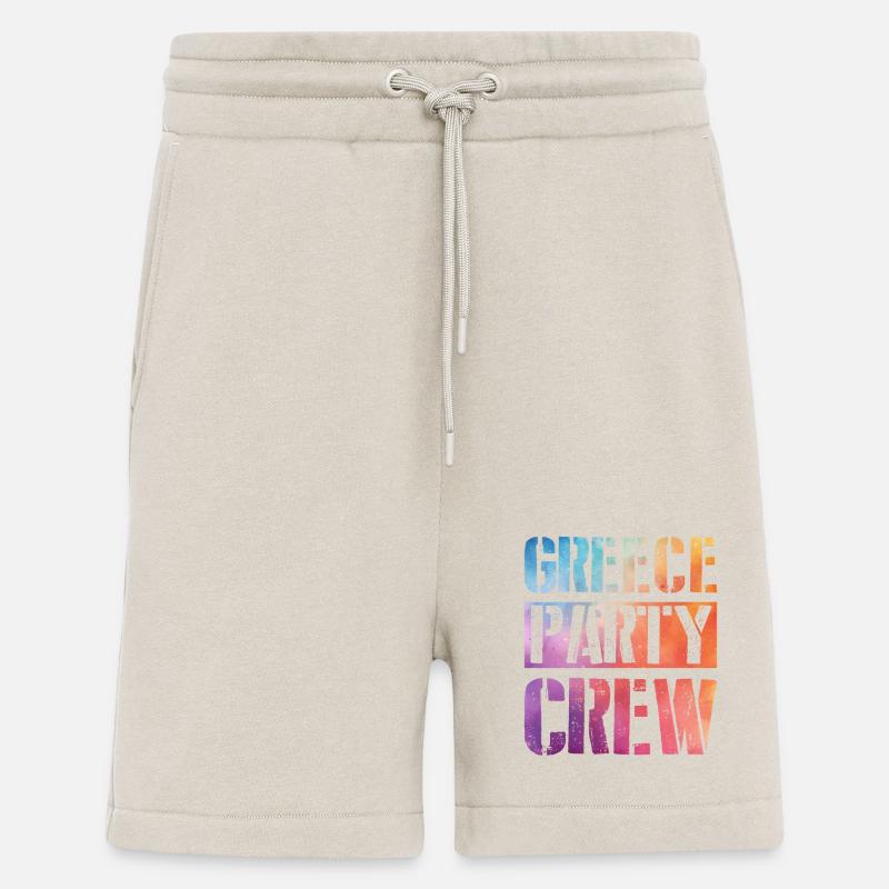 Greece Party Crew - Shorts - made by SPREAD - WARM CLAY