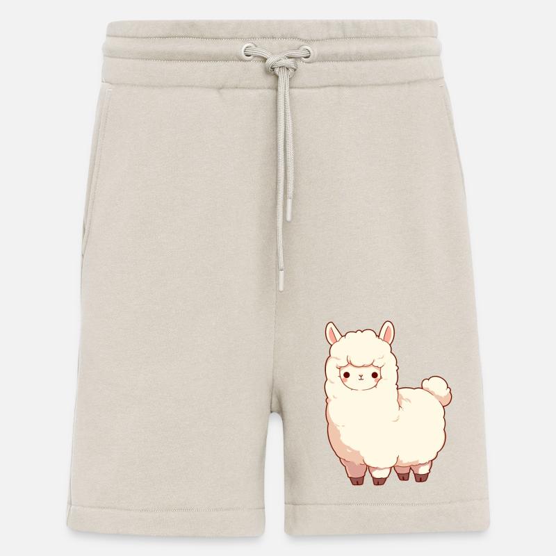 Alpaca Alpacas Alpaca - Shorts - made by SPREAD - WARM CLAY