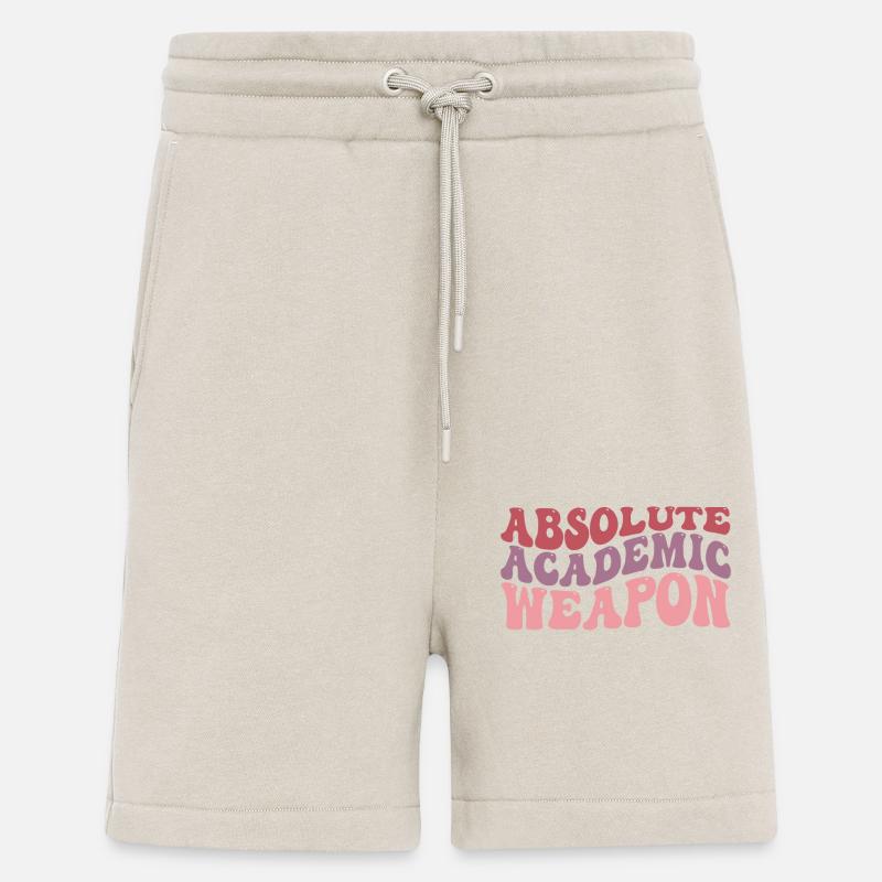 Student Absolute Academic Weapon - Shorts - made by SPREAD - WARM CLAY