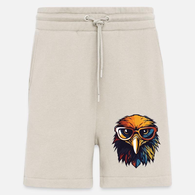 Eagle Cool Head Party - Shorts - made by SPREAD - WARM CLAY