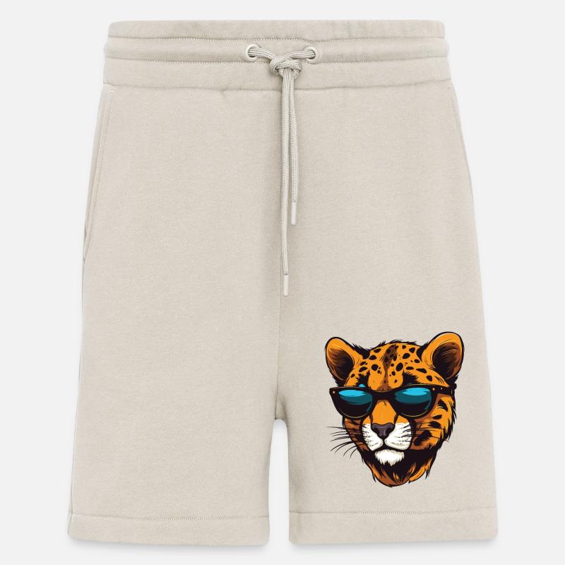 Gepard Cool Kopf Party - Shorts - made by SPREAD - WARM CLAY