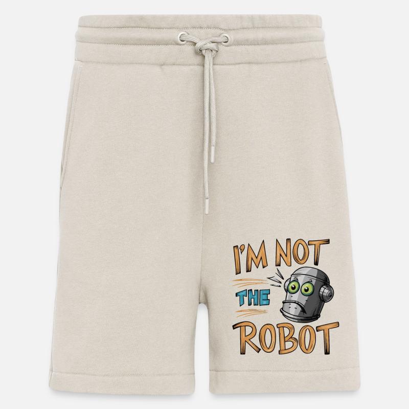 ICH BIN NICHT DER ROBOTER - Shorts - made by SPREAD - WARM CLAY
