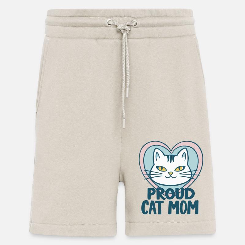 FIÈRE MAMAN CHAT - Short bio décontracté fabriqué en UE - WARM CLAY