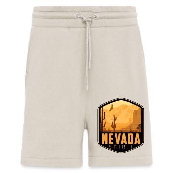 Logo Nevada Spirit - Short bio décontracté fabriqué en UE - WARM CLAY - Devant