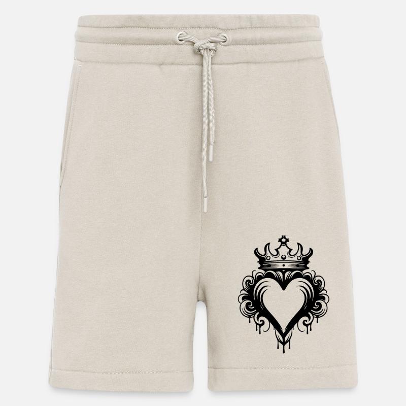 Herz Krone Liebe - Shorts - made by SPREAD - WARM CLAY