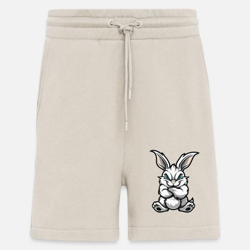 Bande dessinée Bunny - Short bio décontracté fabriqué en UE - WARM CLAY