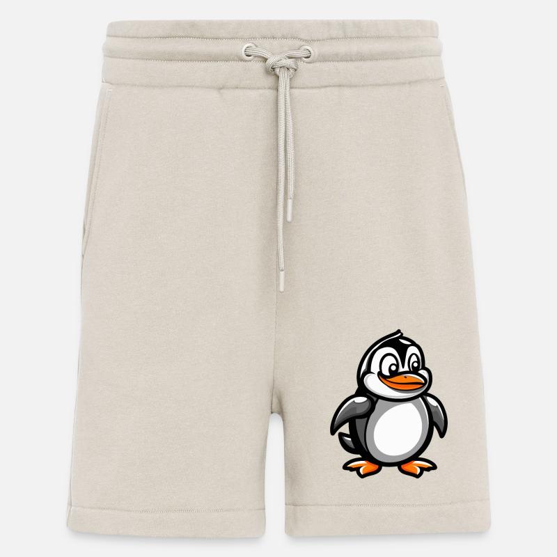Pinguin Comic - Shorts - made by SPREAD - WARM CLAY