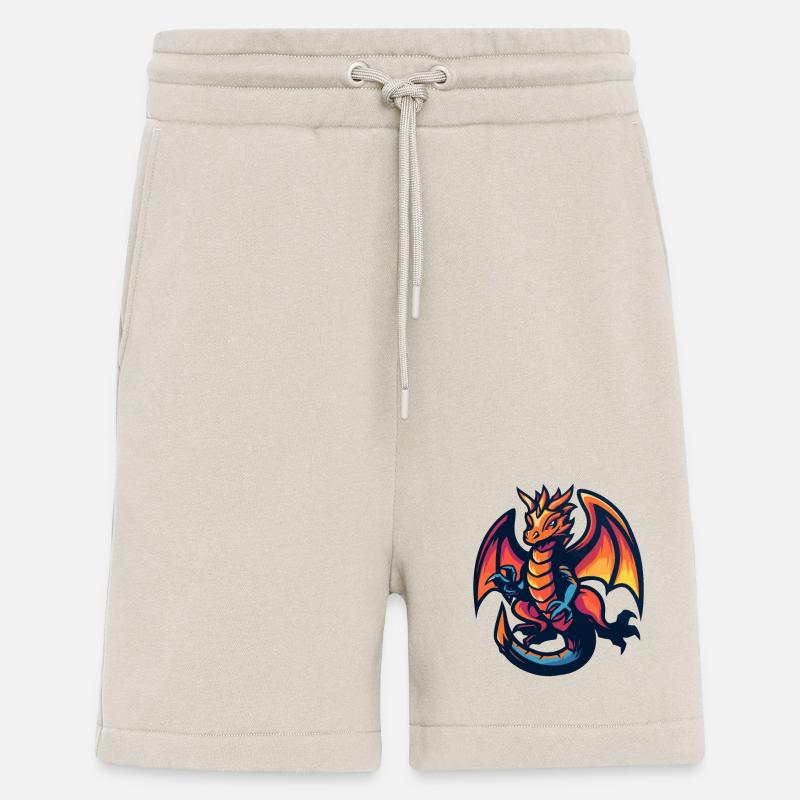 Drache Comic - Shorts - made by SPREAD - WARM CLAY
