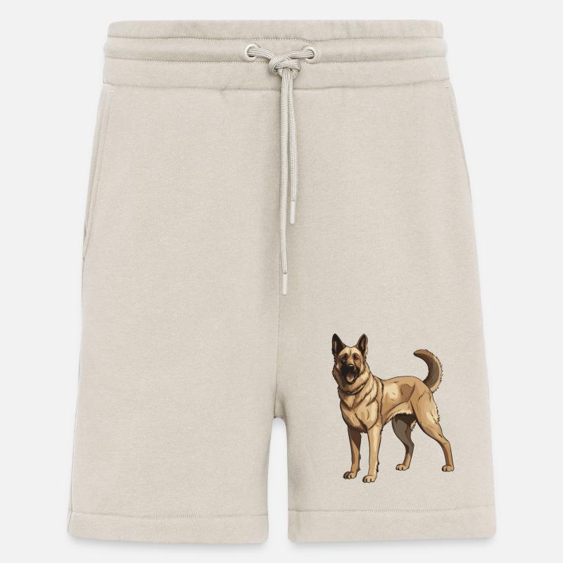 Schäferhund Hund - Shorts - made by SPREAD - WARM CLAY