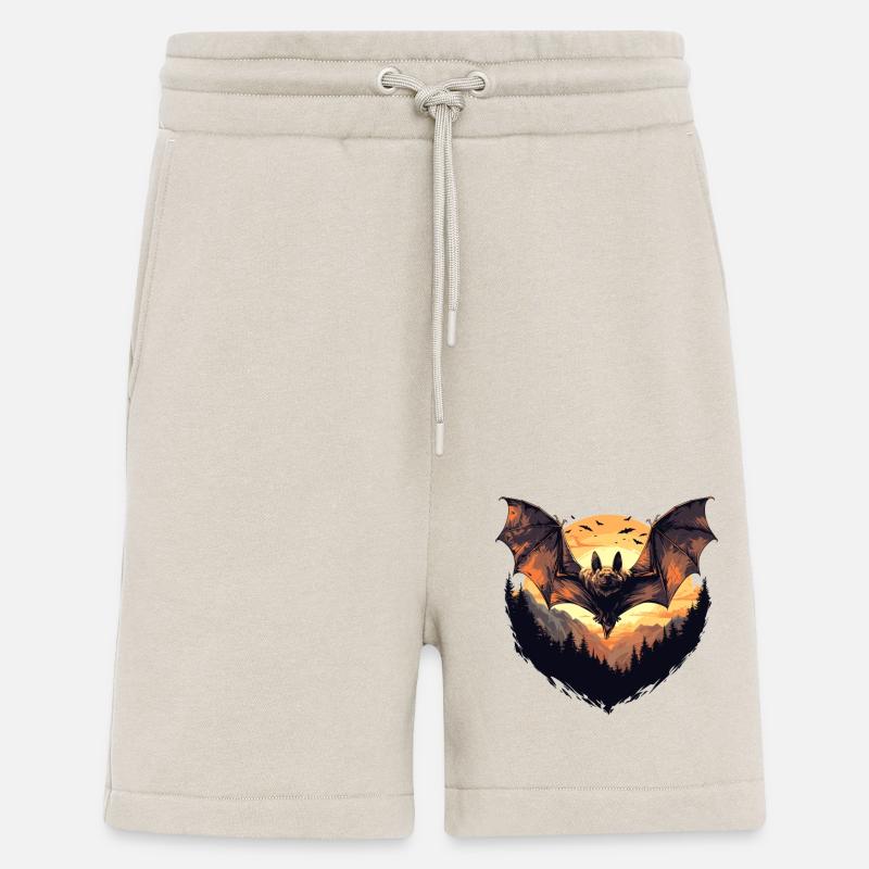 Bat Bats Bat - Shorts - made by SPREAD - WARM CLAY