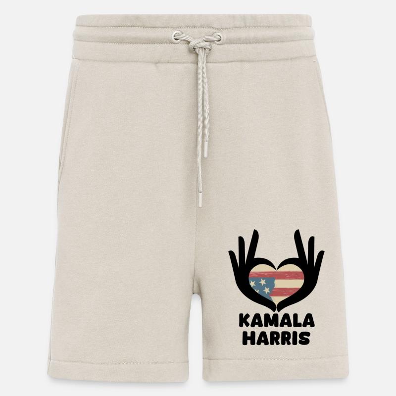 Kamala Harris Herzhand - Shorts - made by SPREAD - WARM CLAY