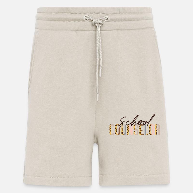 School Counselor Leopard Cheetah - Shorts - made by SPREAD - WARM CLAY