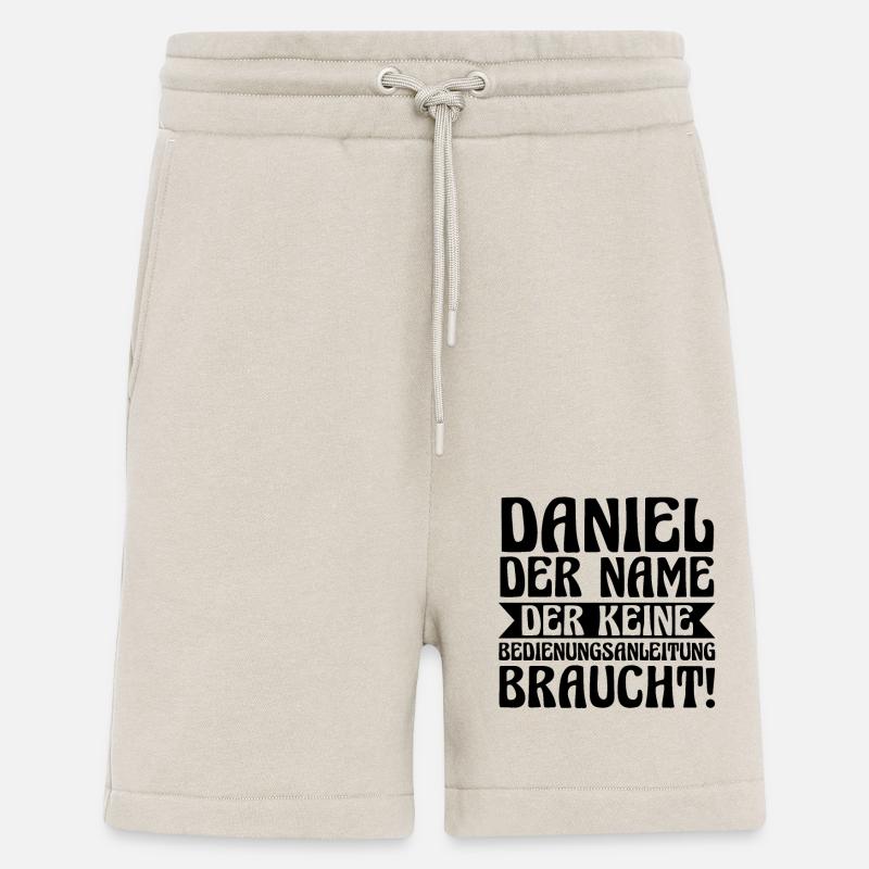 First name Daniel - Shorts - made by SPREAD - WARM CLAY