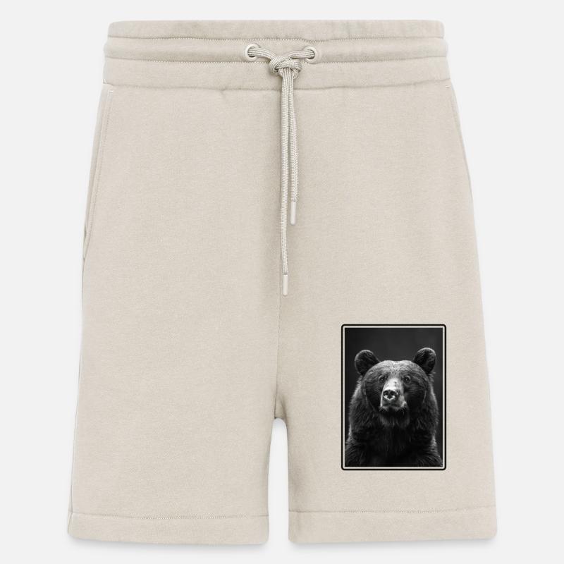 Ours Bären Bär - Short bio décontracté fabriqué en UE - WARM CLAY