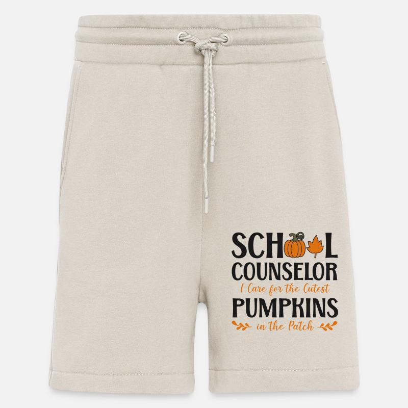 School Counselor Pumpkin Case - Shorts - made by SPREAD - WARM CLAY