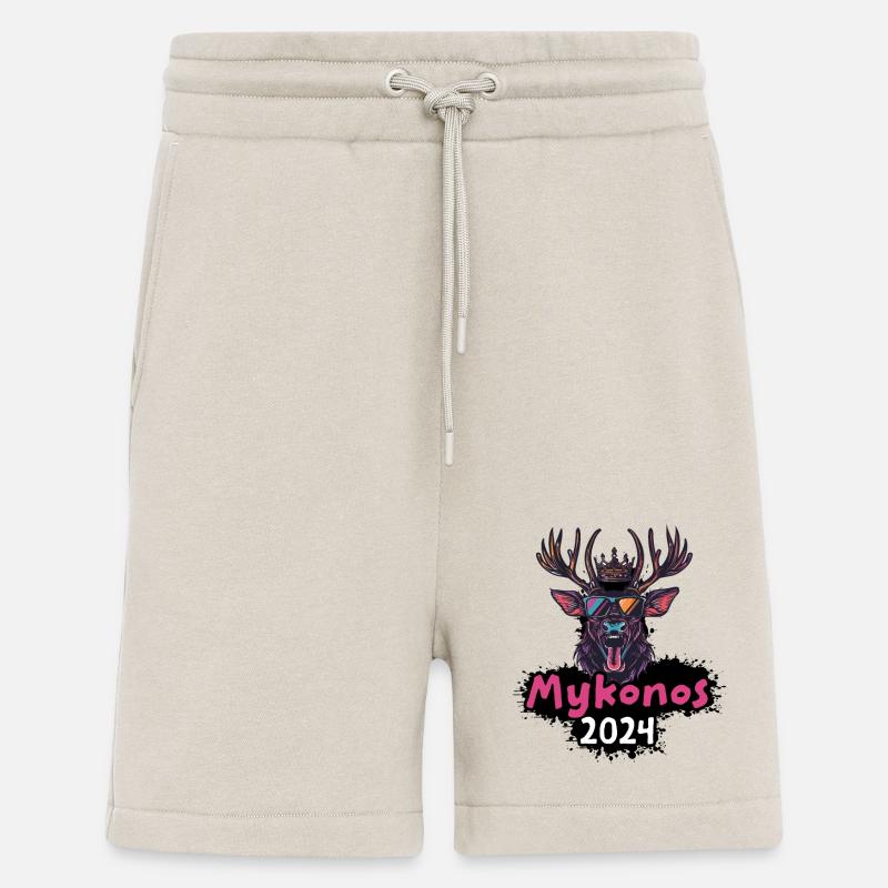 Mykonos 2024 Hirsch - Shorts - made by SPREAD - WARM CLAY