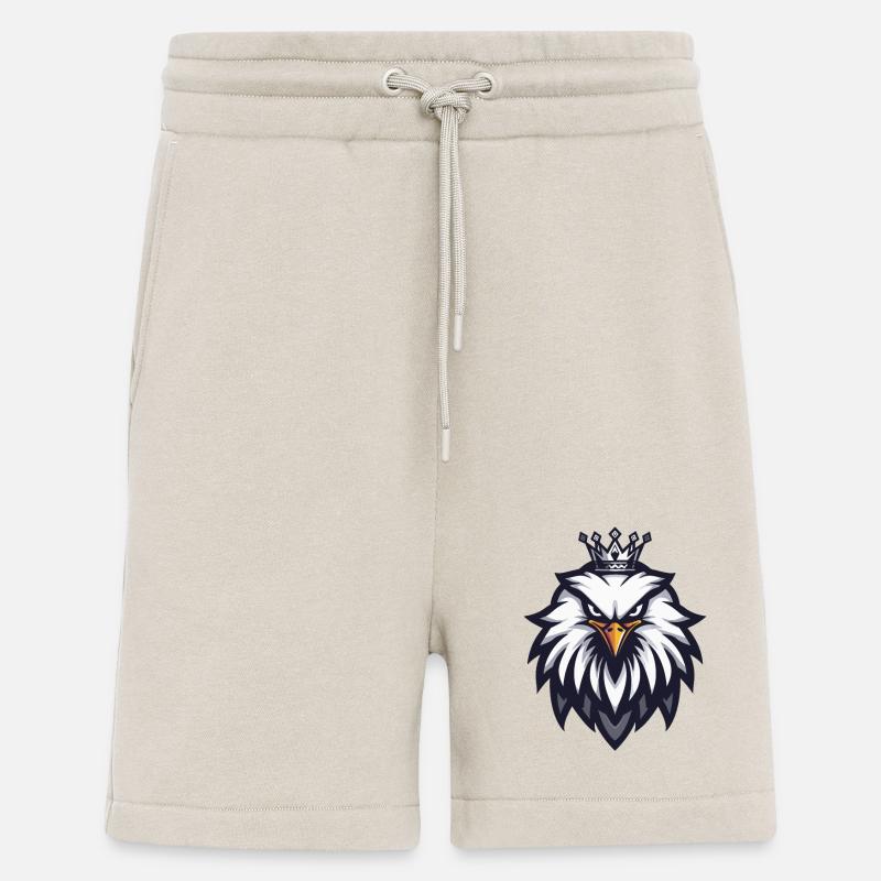 Eagle Head Crown - Shorts - made by SPREAD - WARM CLAY