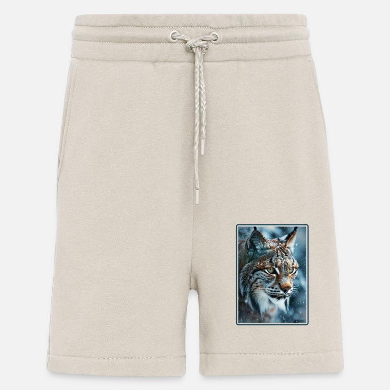 Lynx Luchse Luchs - Shorts - made by SPREAD - WARM CLAY