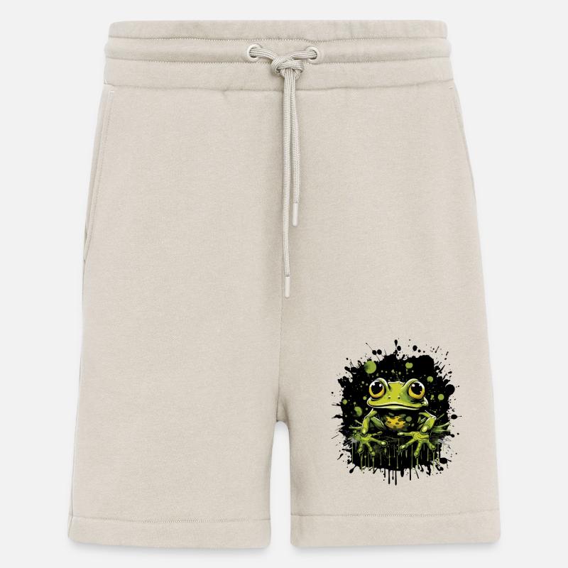 Frosch Tier - Shorts - made by SPREAD - WARM CLAY
