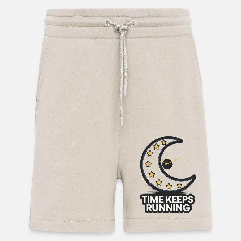 LE TEMPS CONTINUE DE COURIR - Short bio décontracté fabriqué en UE - WARM CLAY