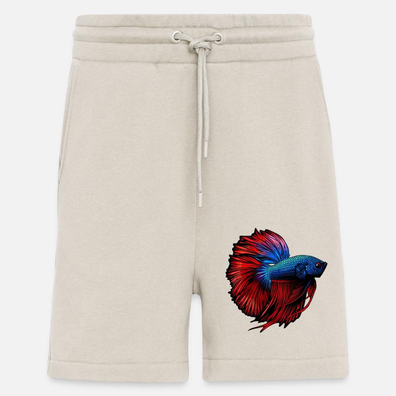 Bettas Betta Poisson Betta - Short bio décontracté fabriqué en UE - WARM CLAY