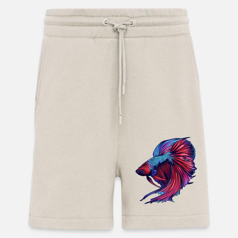 Bettas Betta Fisch Betta - Shorts - made by SPREAD - WARM CLAY