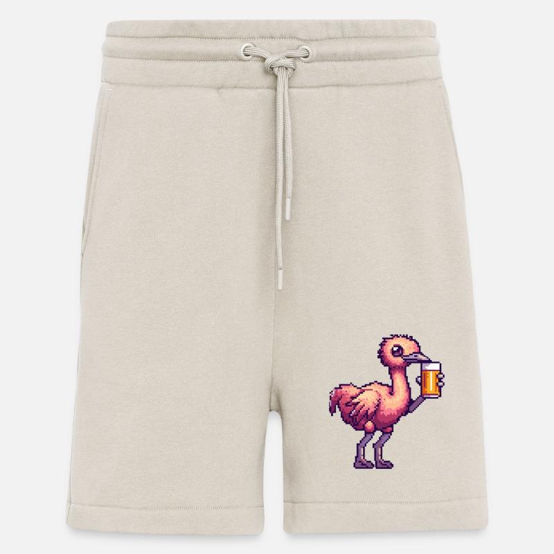 Strauss Beer Pixel - Shorts - made by SPREAD - WARM CLAY