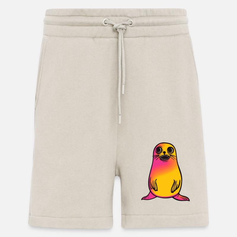 Robbe Tier Halloween Comic - Shorts - made by SPREAD - WARM CLAY